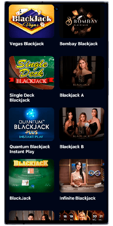 blackjack 1win